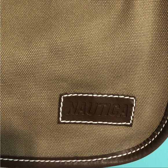 Nautica canvas messenger bag NWT - Picture 4 of 6